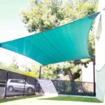 Shade Sail over backyard