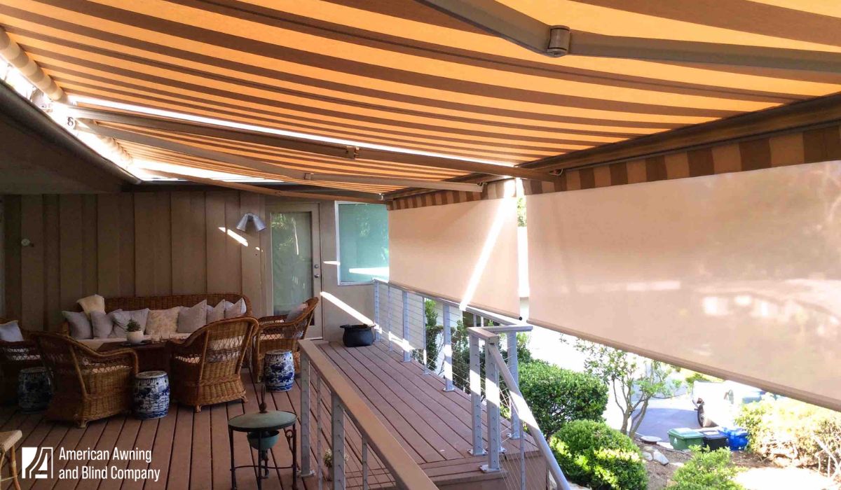 patio curtains & roller shades